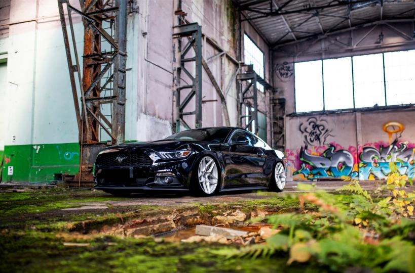Ford Mustang | JR Wheels JR34 Silver