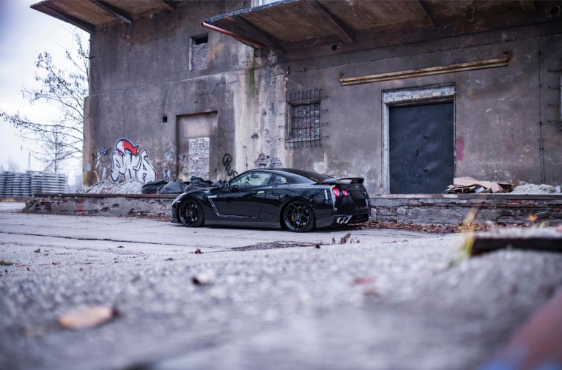 Nissan GTR | JR Wheels JR34 Black