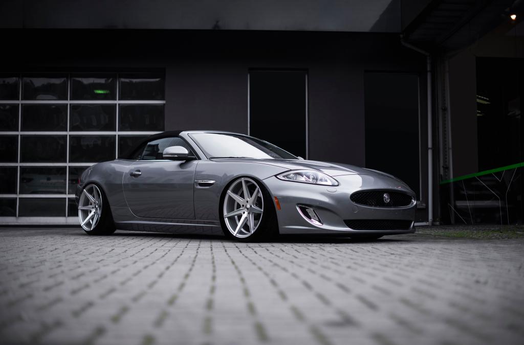 Jaguar XKR Cabrio | JR Wheels JR20 Silver