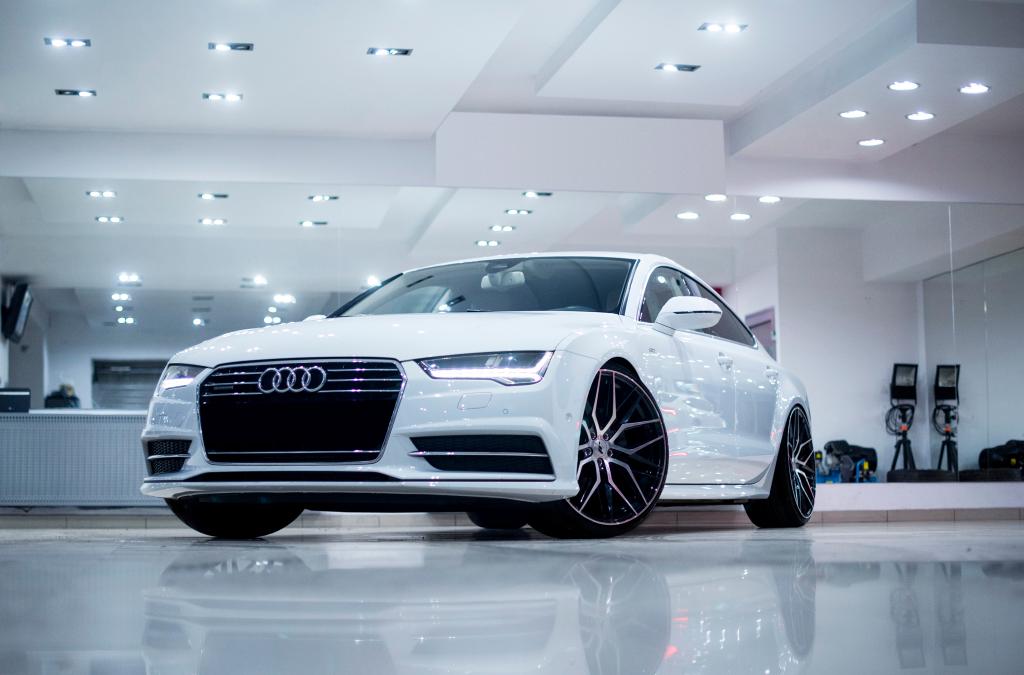 Audi A7 | JR Wheels JR28 Silver Black