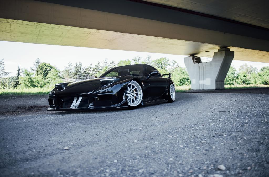 Mazda RX7 | JR Wheels JR26 Silver