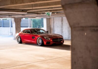 Mercedes AMG GTS | JR Wheels JR36 Silver