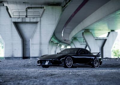 Mazda RX7 | JR Wheels JR5 Hyper Black