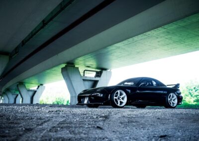 Mazda RX7 | JR Wheels JR29 White