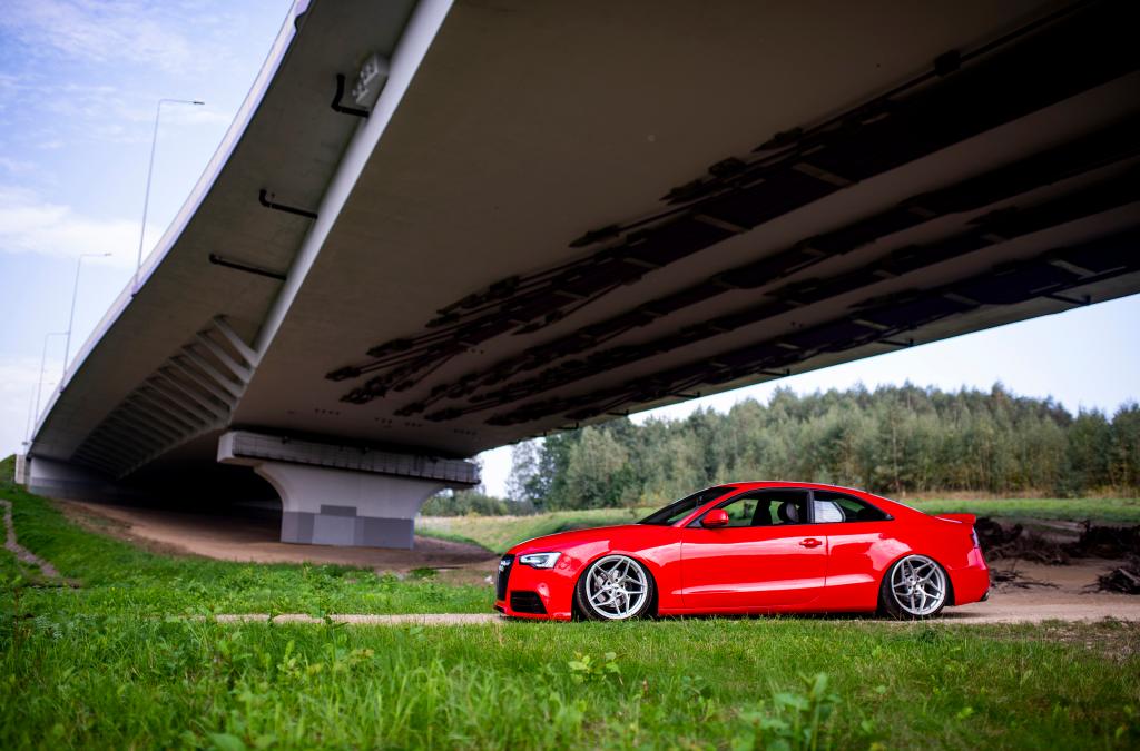 Audi A5 | JR Wheels JR35 Silver Machined Face