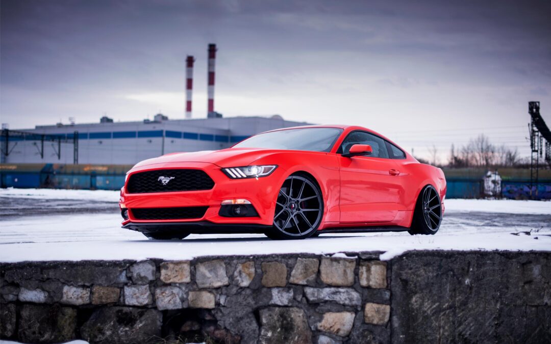 Ford Mustang | JR Wheels JR30 Hyper Black