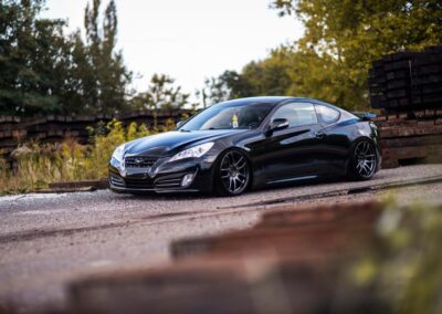 Hyundai Genesis Coupe | JR Wheels JR29 Hyper Black