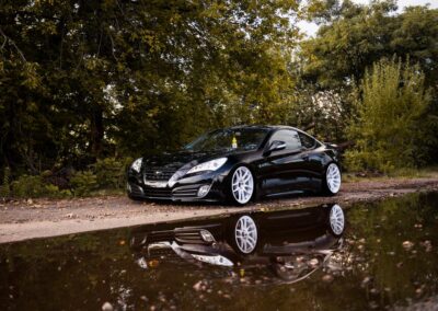 Hyundai Genesis Coupe | JR Wheels JR29 White