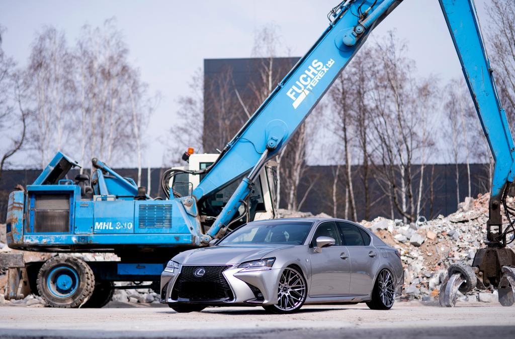 Lexus GS300 | JR Wheels JR28 Hyper Black