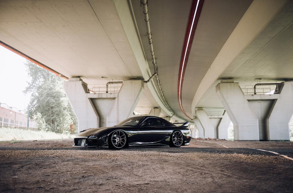 Mazda RX7 | JR Wheels JR29 Hyper Black