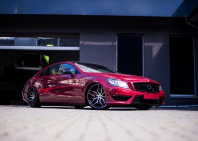Mercedes 63 AMG | JR Wheels JR28 Silver Black