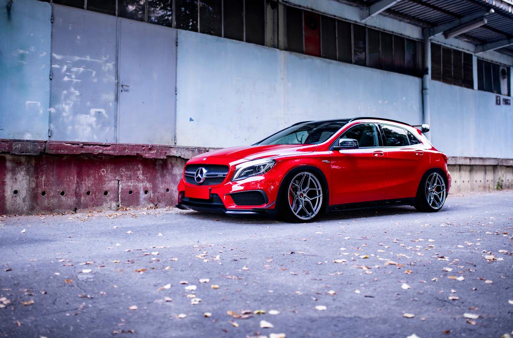 Mercedes A45 AMG | JR Wheels JR34 Hyper Black