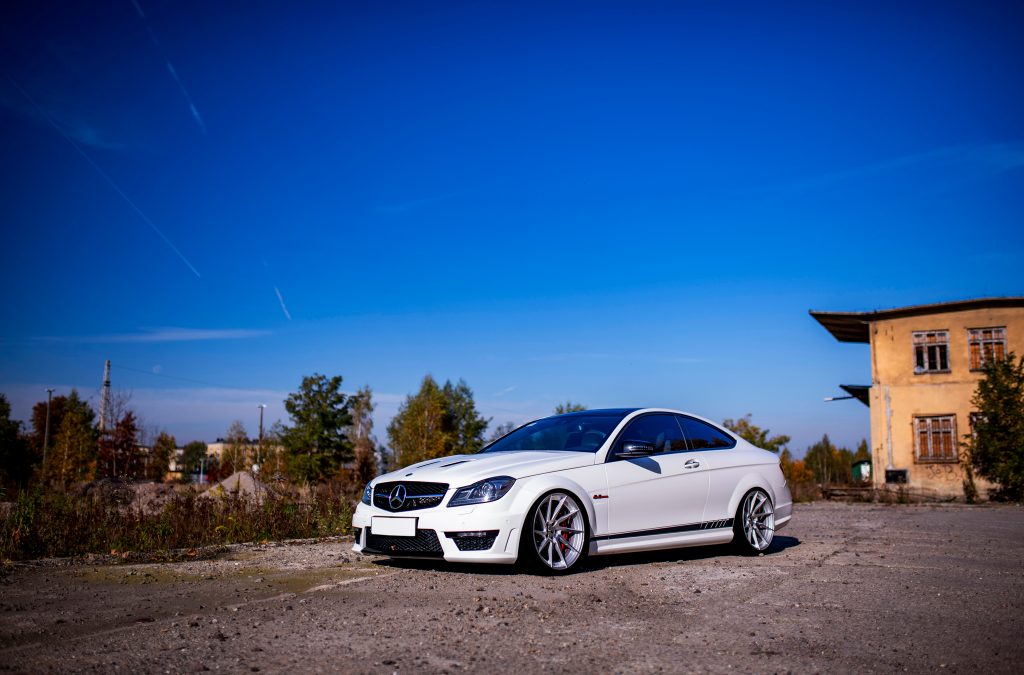 Mercedes C63 AMG | JR Wheels JR36 Silver
