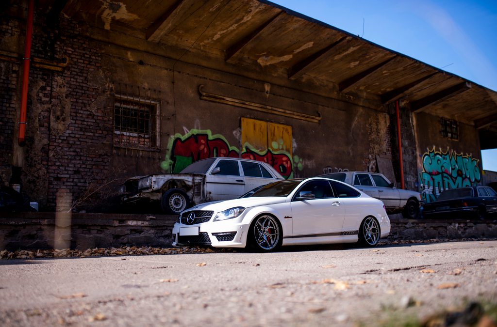Mercedes C63 AMG | JR Wheels JR35 Hyper Black