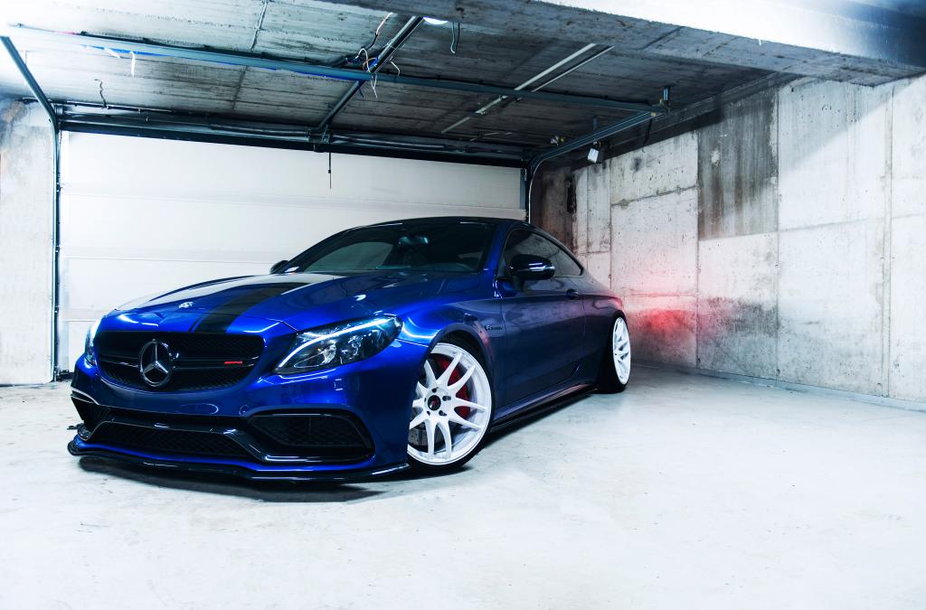 Mercedes C63s AMG | JR Wheels JR29 White