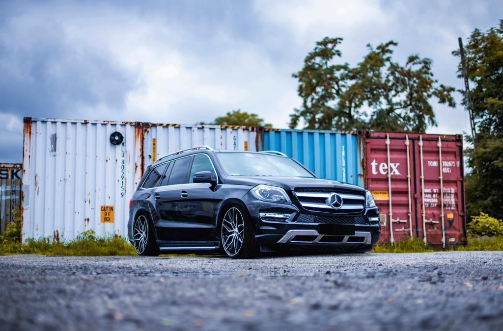 Mercedes GL | JR Wheels JR28 Silver Black