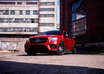 Mercedes GLE Coupe | JR Wheels JR28 Silver Black