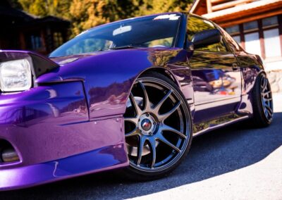 Nissan S13 | JR Wheels JR29 Hyper Black