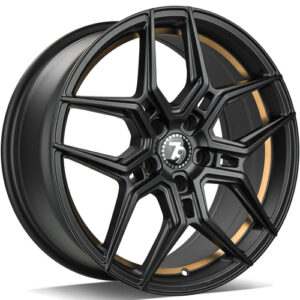 seventy9 SV-B 18 x 8 ET35 5x112 BGGIL - Black Matt Gold Inner Lip