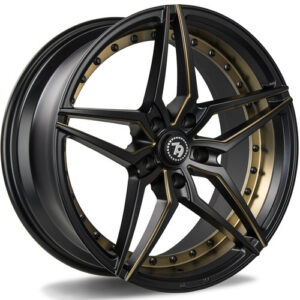 seventy9 SV-AR 19 x 9,5 ET38 5x112 DMBMG - Deep Matt Black Milled Gold