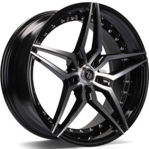 seventy9 SV-AR 19 x 8,5 ET30 5x120 BFP - Black Front Polished