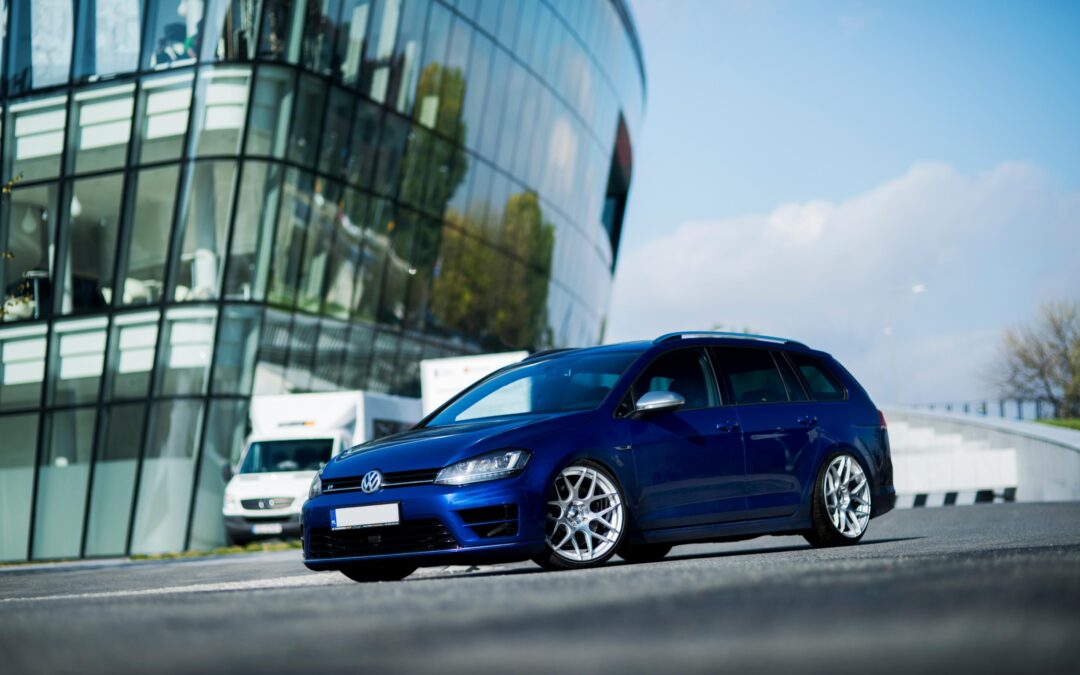 VW Golf mk7 R | JR Wheels JR18 Silver Machined Face
