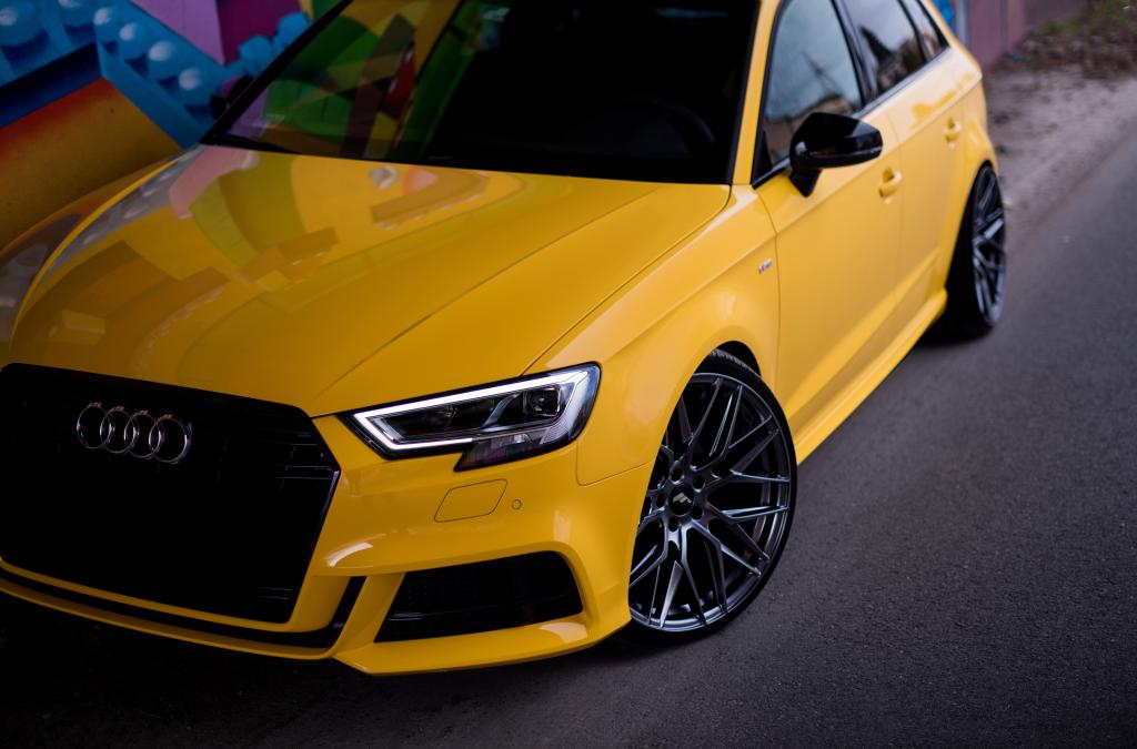 Audi A3 | JR Wheels JR28 Hyper Black