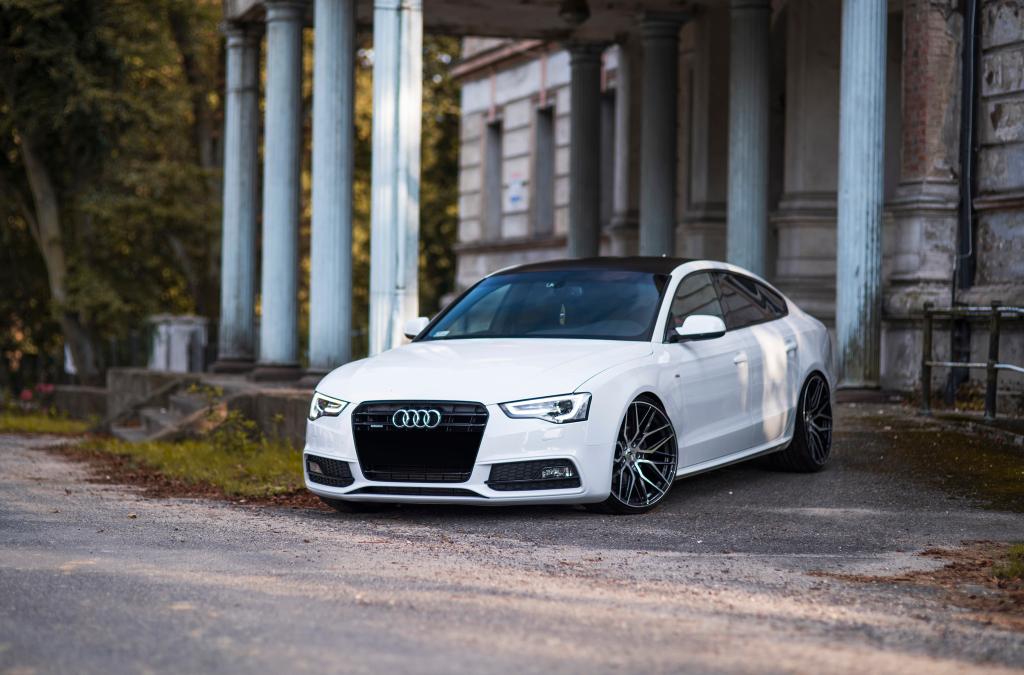 Audi A5 | JR Wheels JR28 Silver Black