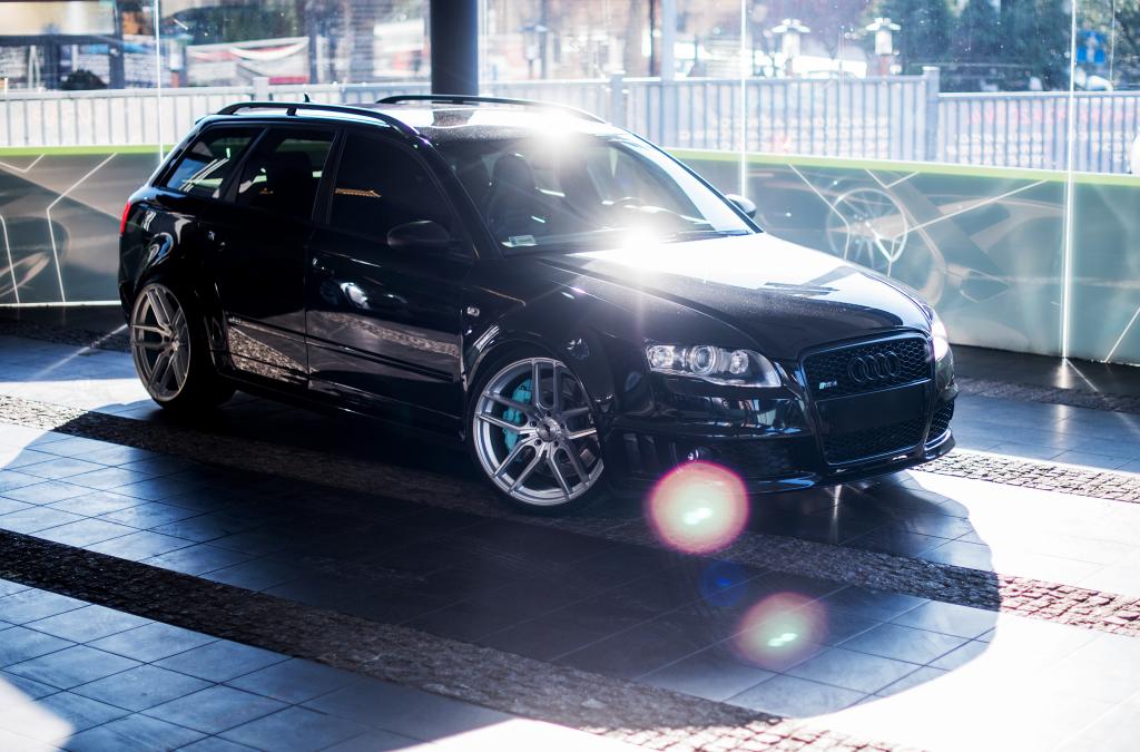 Audi RS4 | JR Wheels JR25 Silver