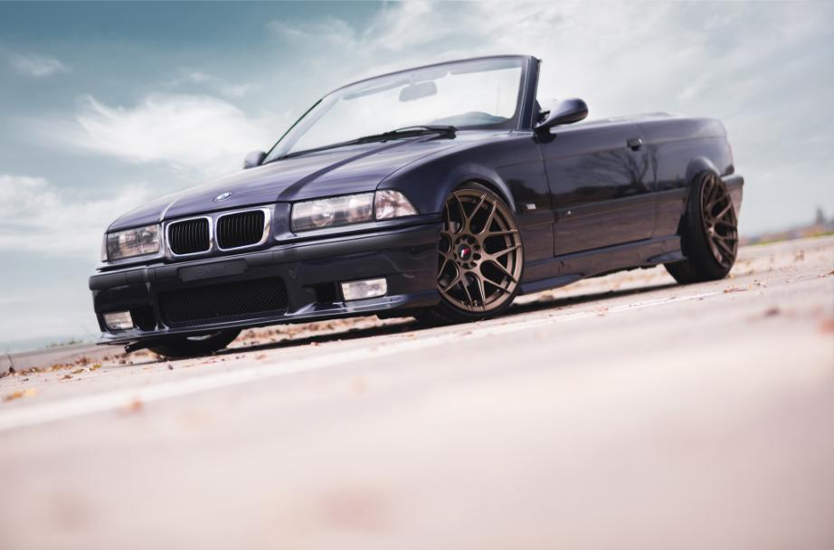 BMW E36 Cabrio | JR Wheels JR18 Bronze
