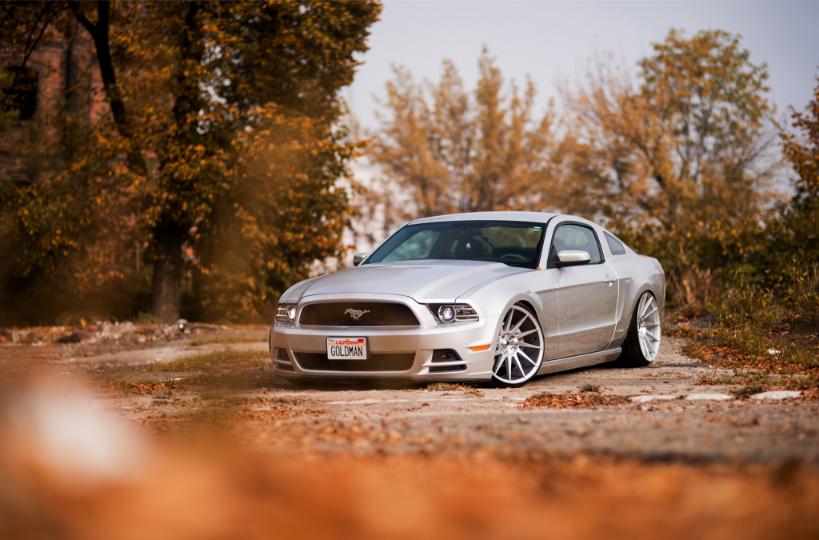 Ford Mustang | JR Wheels JR22 Silver