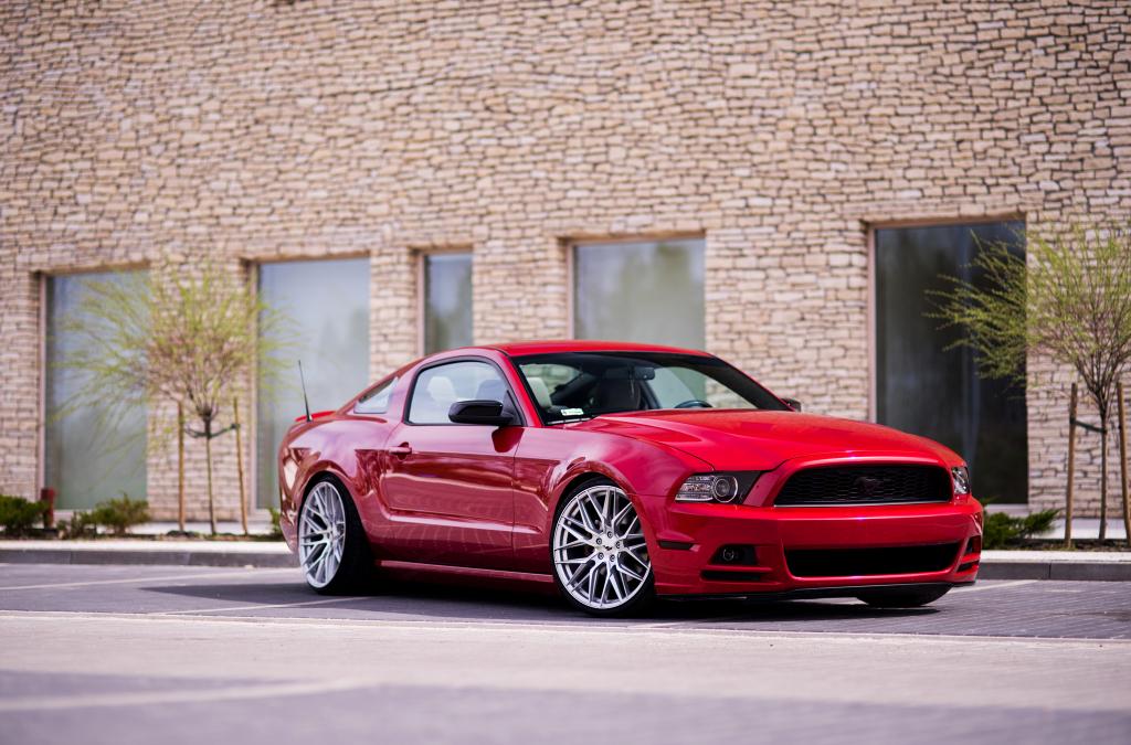 Ford Mustang | JR Wheels JR28 Silver