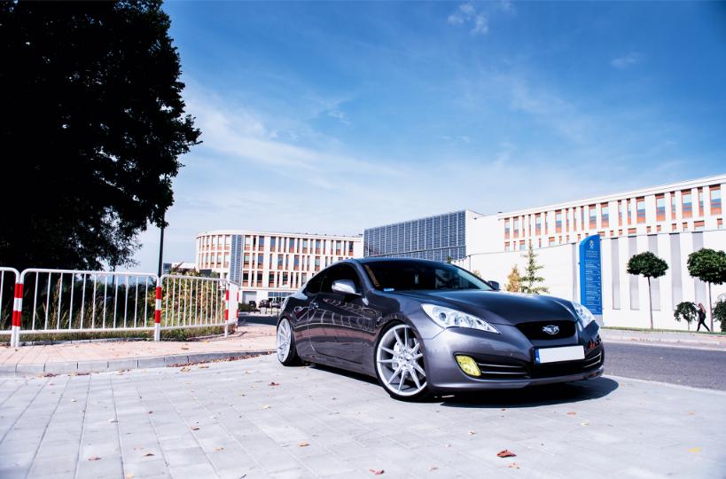 Hyundai Genesis Coupe | JR Wheels JR21 Silver
