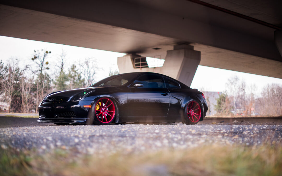 Infiniti G35 | JR Wheels JR21 Candy Red
