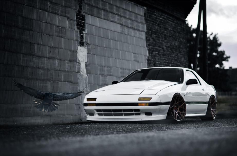 Mazda RX7 | JR Wheels JR18 Bronze