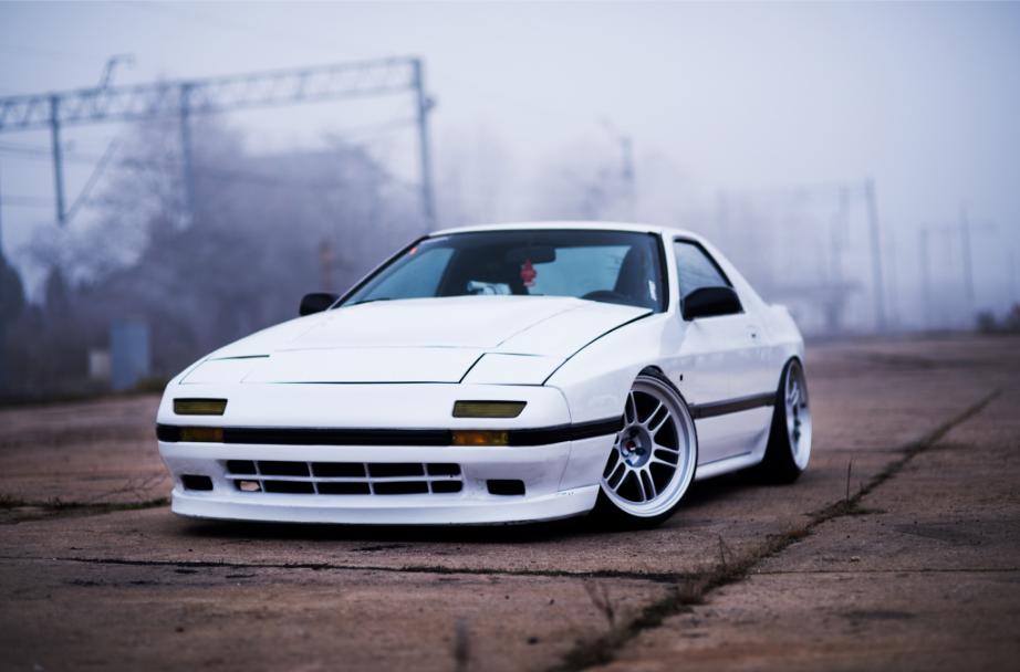 Mazda RX7 | JR Wheels JR7 Silver