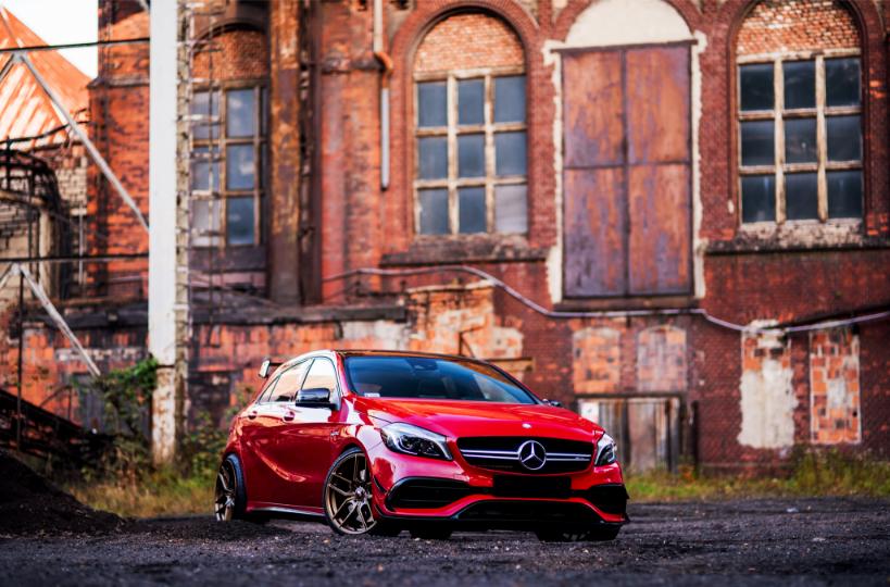 Mercedes A45 AMG | JR Wheels JR25 Bronze