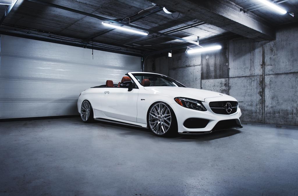 Mercedes C43 AMG | JR Wheels JR28 Silver