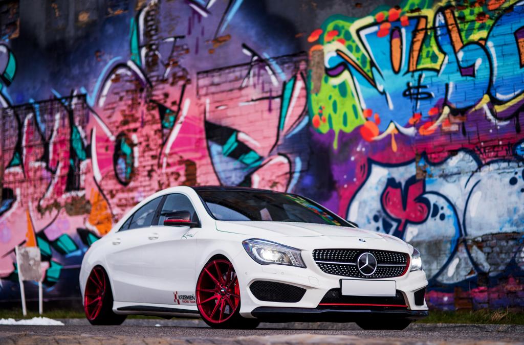 Mercedes CLA 45 AMG | JR Wheels JR21 Candy Red