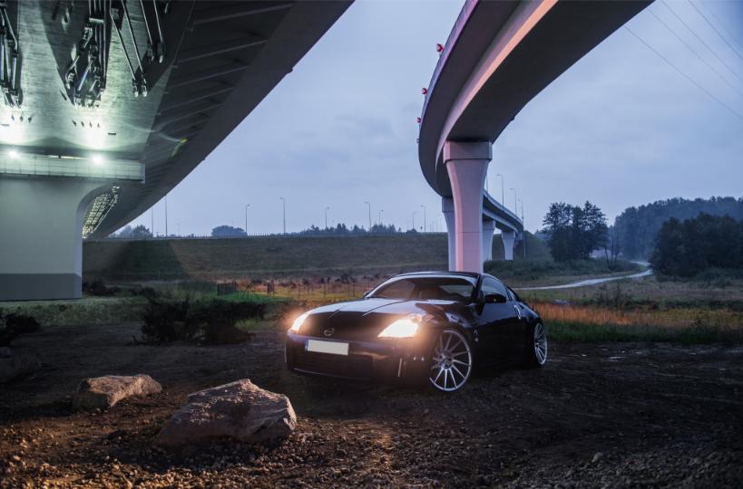 Nissan 350z | JR Wheels JR22 Silver