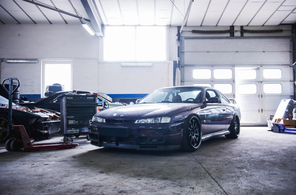 Nissan S14 | JR Wheels JR5 Hyper Black