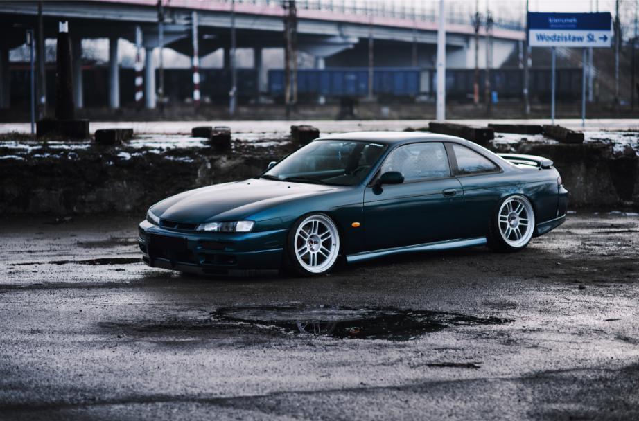 Nissan S14 | JR Wheels JR7 Silver