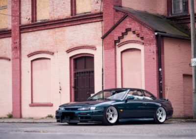 Nissan Silvia S14 | JR Wheels JR6 Silver