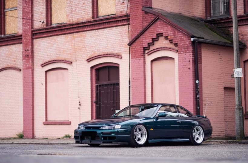 Nissan Silvia S14 | JR Wheels JR6 Silver