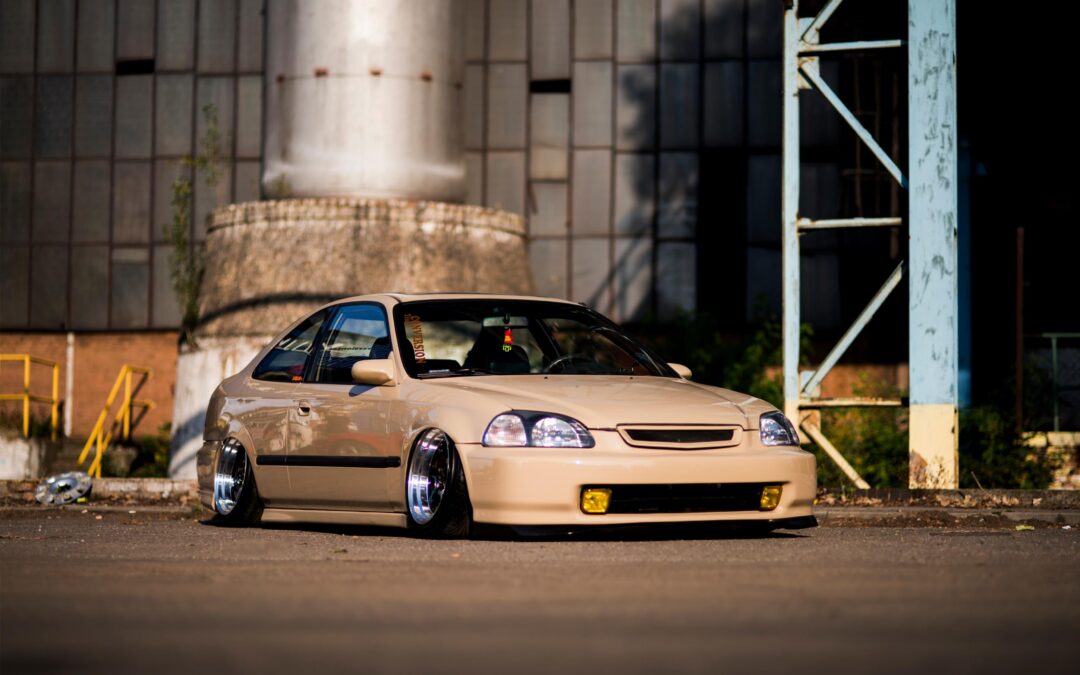 Honda Civic | JR Wheels JR12 Gloss Black Machined Lip