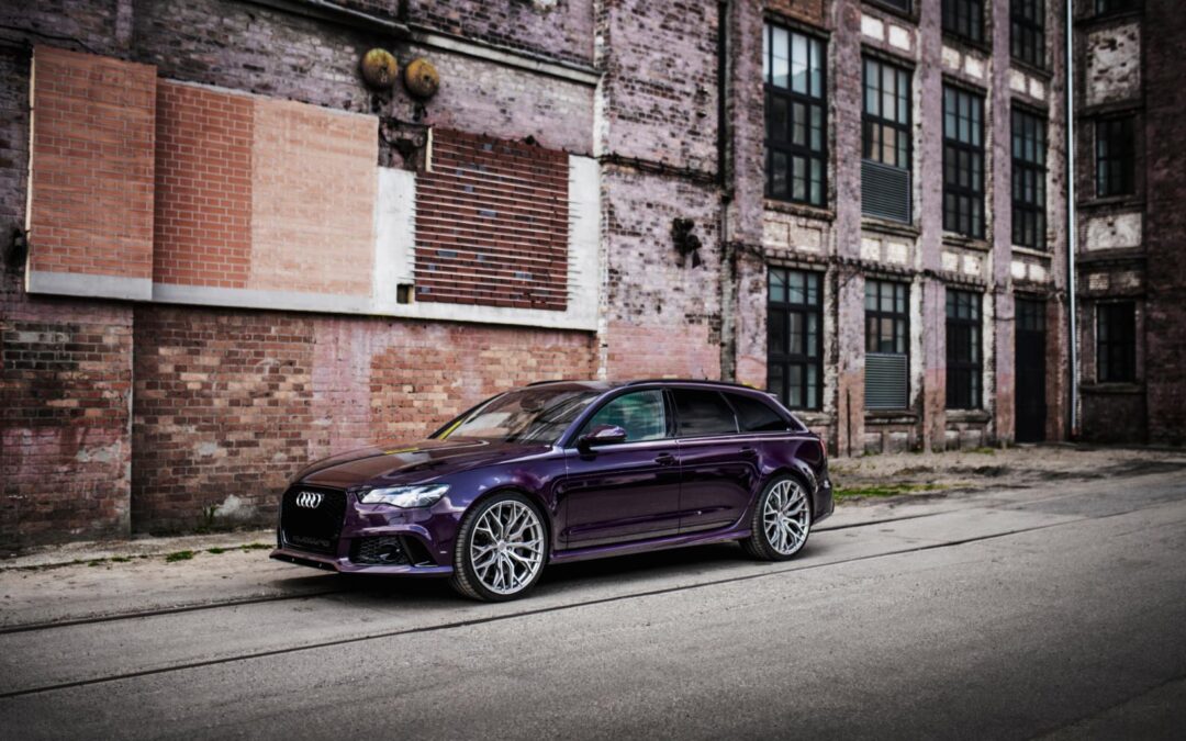 Audi RS6 | Concaver Wheels CVR1 Brushed Titanium