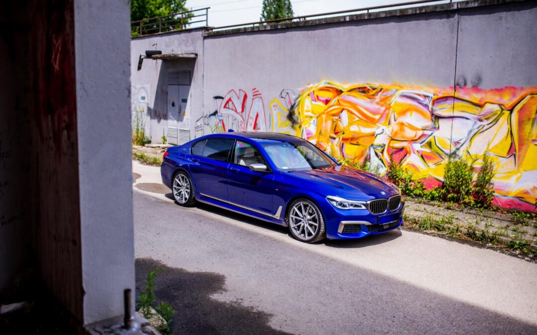 BMW M760 | Concaver Wheels CVR4 Brushed Titanium