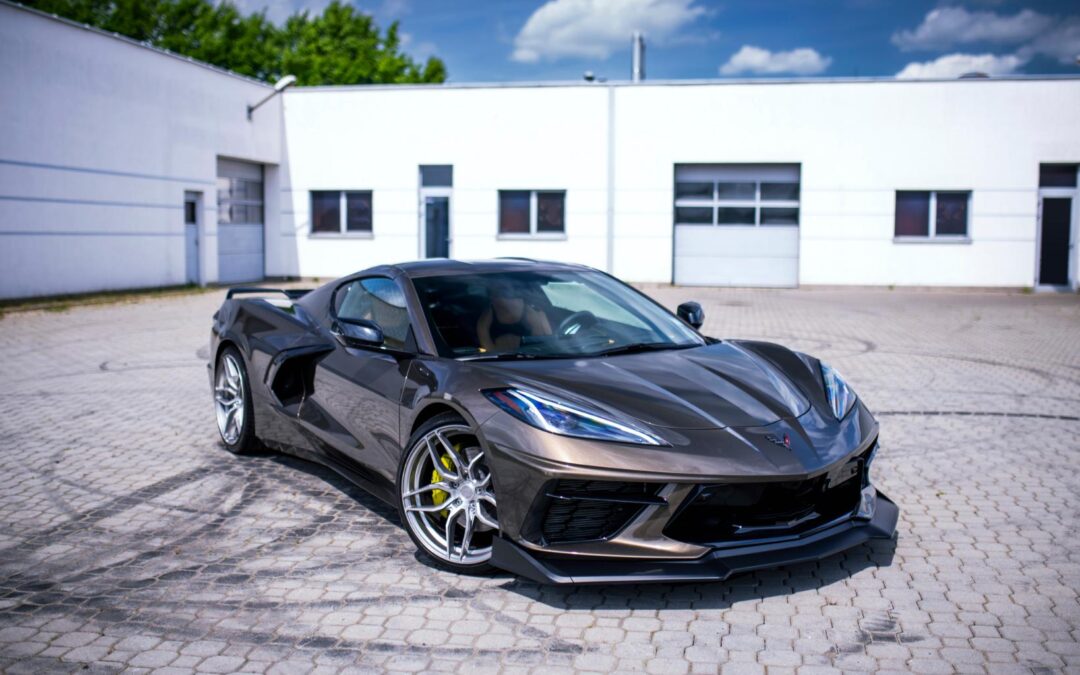 Chevrolet Corvette C8 | Concaver Wheels CVR3 Brushed Titanium