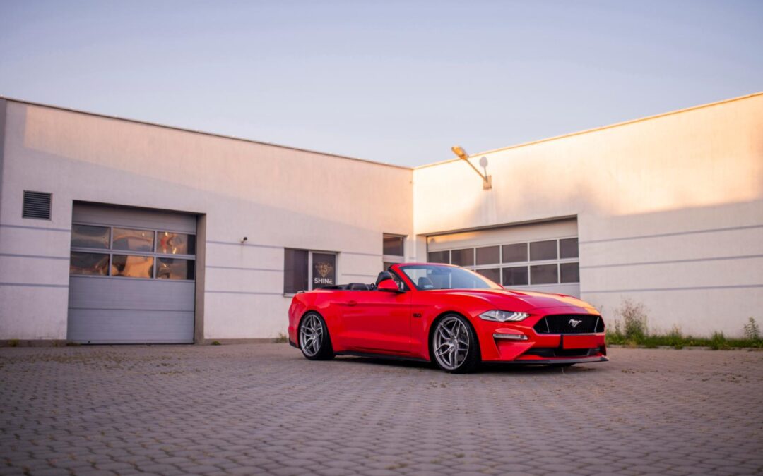 Ford Mustang | Concaver Wheels CVR3 Brushed Titanium