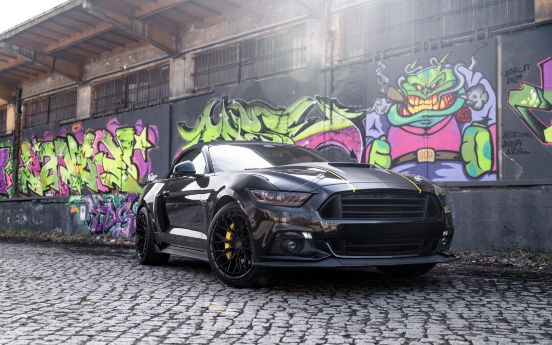 Ford Mustang | JR Wheels JR48 Gloss Black